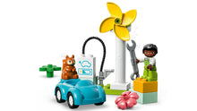 Load image into Gallery viewer, LEGO DUPLO Wind Turbine and Electric Car
