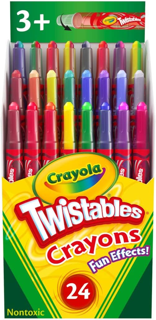 Crayola Twistables Crayons 24 ct Nuts For Candy & Toys