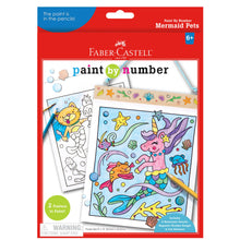 Load image into Gallery viewer, Faber-Castell Paint By Number- Mermaid Pets Wall Art