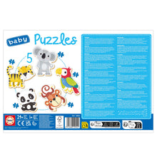 Load image into Gallery viewer, Educa Baby Puzzle 5 Piece- Wild Fauna