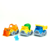 Load image into Gallery viewer, Green Toys Construction Trucks- 3 Pack