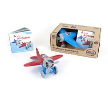 Load image into Gallery viewer, Green Toys Airplane & Board Book Set