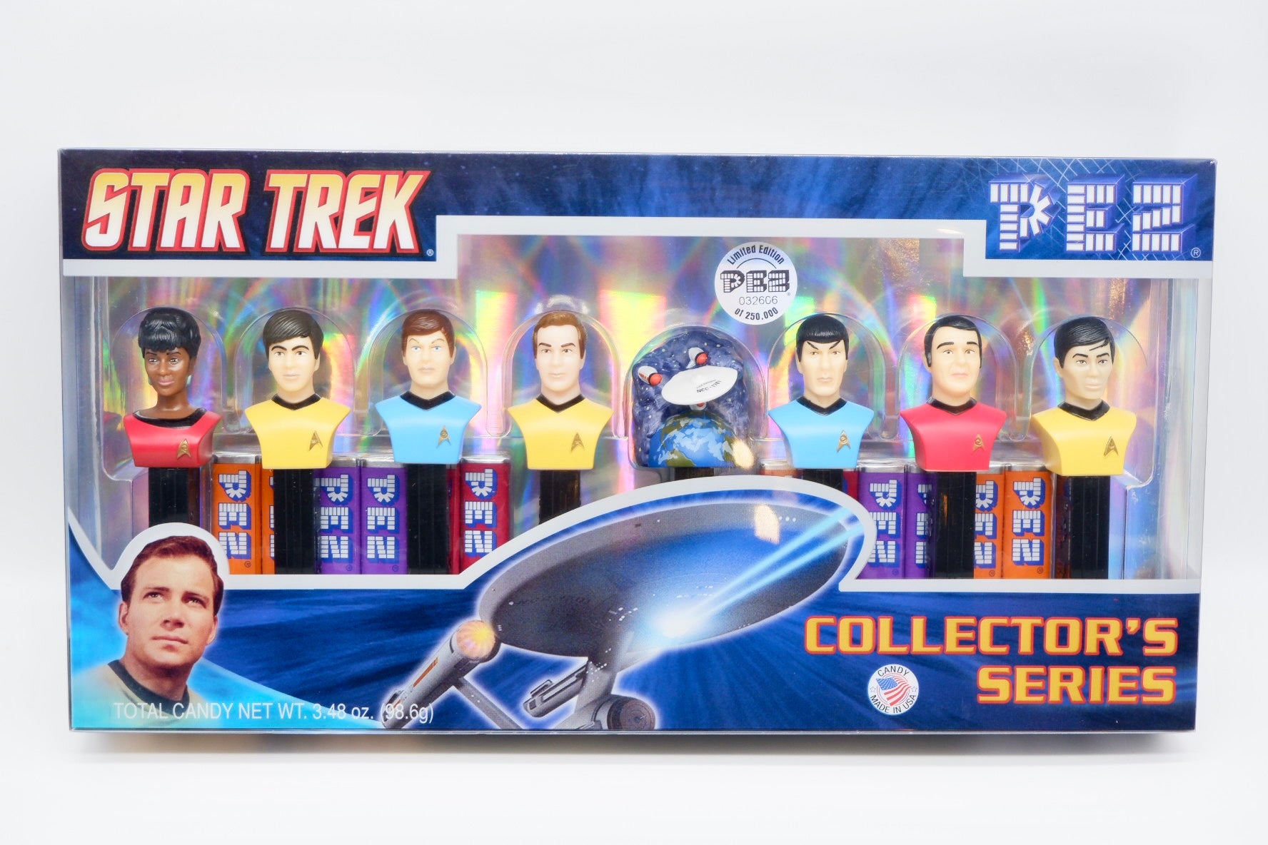 スタートレック PEZ とフィギュア PEZ コレクターズ シリーズ スタートレック8種入りセット 箱入