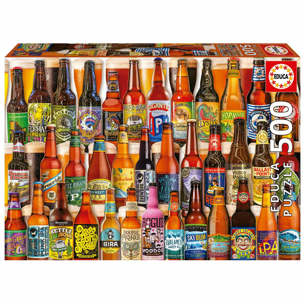 Educa 500 Piece Puzzle- Craft Beers