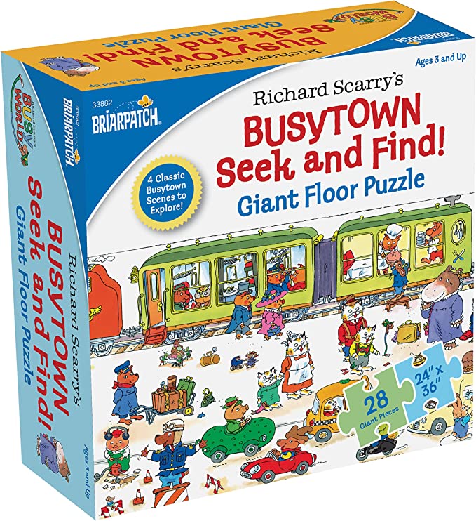 Richard Scarry’s BusyTown Seek And Find! - Giant Floor Puzzle