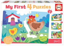 Load image into Gallery viewer, Educa My First 4 Puzzles- Farm Mothers And Babies
