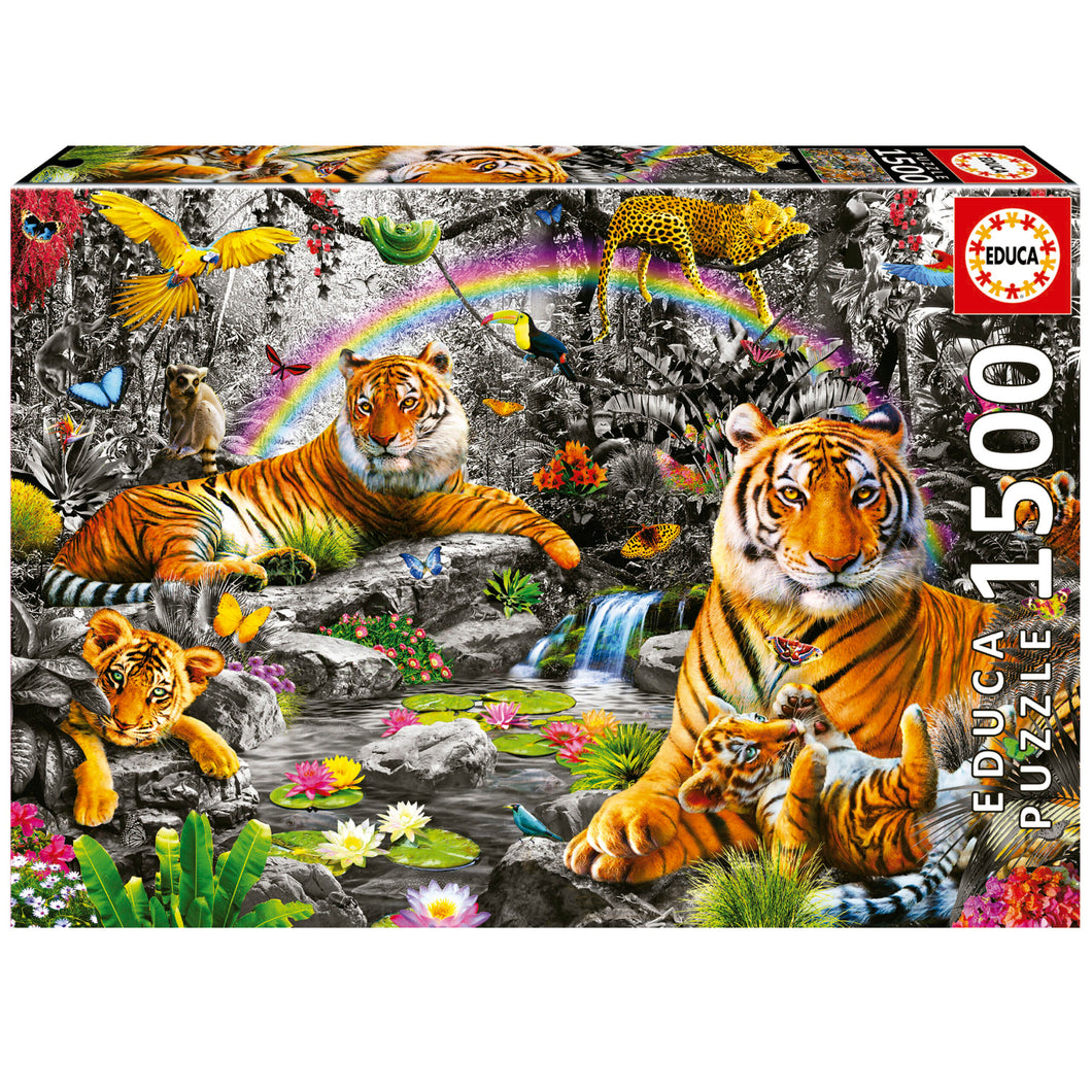 Educa 1500 Piece Puzzle-Brilliant Jungle