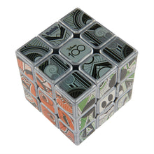 Load image into Gallery viewer, RUBIK`S CUBE, DISNEY 100TH ANNIVERSARY METALLIC PLATINUM 3X3 CUBE
