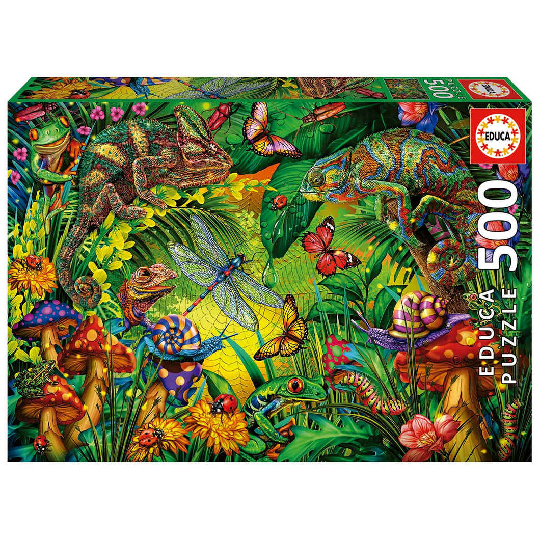 Educa 500 Piece Puzzle-Colorful  Forest