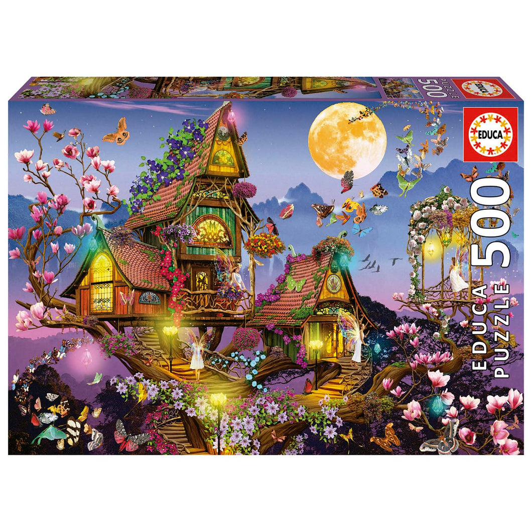 Educa 500 Piece Puzzle- Fairy House