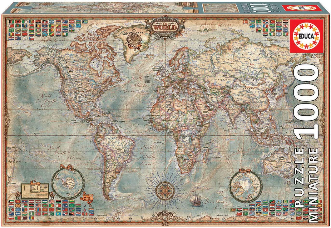 Educa 1000 Piece Puzzle- Map Of Europe