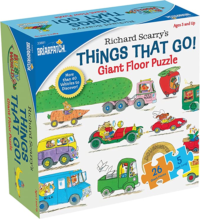 Richard Scarry’s Things That Go! - Giant Floor Puzzle