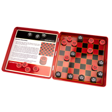 Load image into Gallery viewer, Take n Play Anywhere Magnetic Checkers Game
