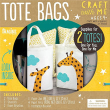 Load image into Gallery viewer, Tote  Bags Craft Kit
