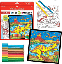Load image into Gallery viewer, Faber-Castell Color By Number- T - Rex
