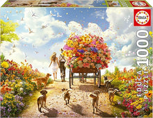 Load image into Gallery viewer, Educa 1000 Piece Puzzle- Carrying Flowers

