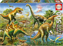 Load image into Gallery viewer, Educa 500 Piece Puzzle- Jurassic Playground
