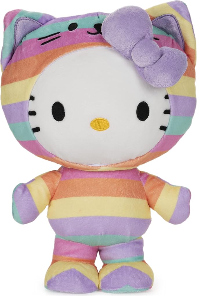 Gund- Sanrio Plush- Rainbow Hello Kitty