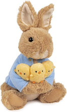 Load image into Gallery viewer, GUND-  Beatrix Potter- Peter Rabbit Holding Chicks Plush
