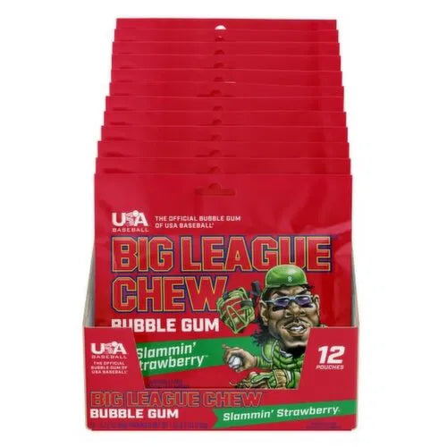 Big League Chew Slammin’ Strawberry