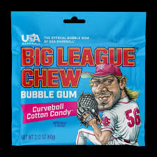 Big League Chew- Curveball Cotton Candy