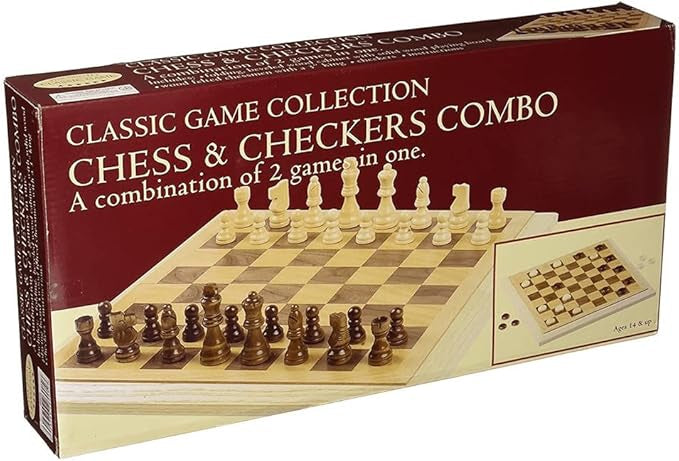 Chess & Checkers Combo