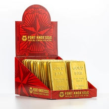 Load image into Gallery viewer, Fort Knox Belgian Milk Chocolate Gold Ingots
