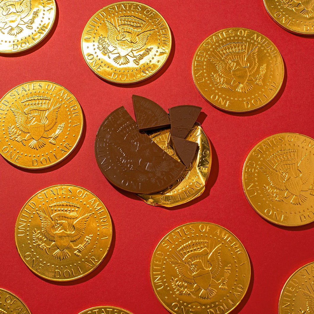Fort Knox Milk Chocolate Medallions