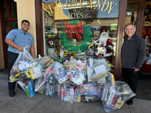 Load image into Gallery viewer, Purchase Toys for the Central County Fire Department Toy Drive Barrel $250 and Receive a Tax Deductible Letter

