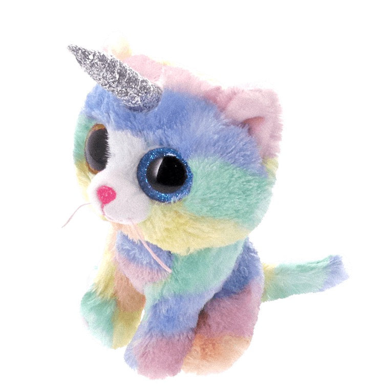 Heather Pastel Cat Medium Beanie Boos