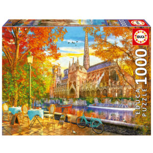 Educa 1000 Piece Puzzle- Notre Dame in Autumn