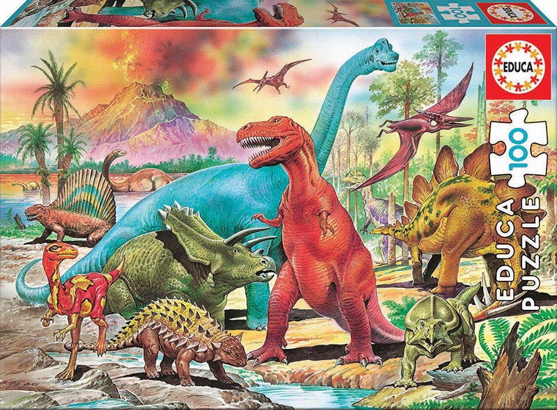 Educa  100 Piece Puzzle- DINOSAURS
