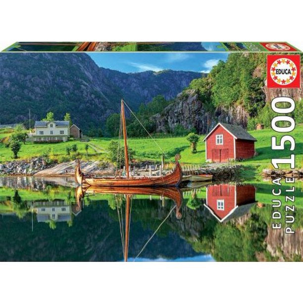 Educa 1500 Piece  Viking Ship