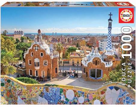 Educa 1000 Piece Puzzle- BARCELONA VIEW FROM PARK GÜELL