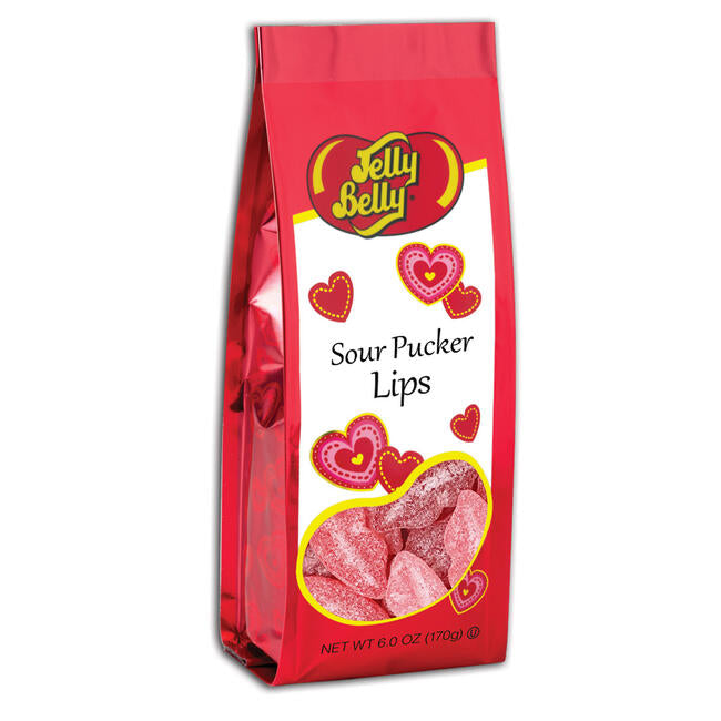 Jelly Belly Sour Pucker Lips 6 0Z