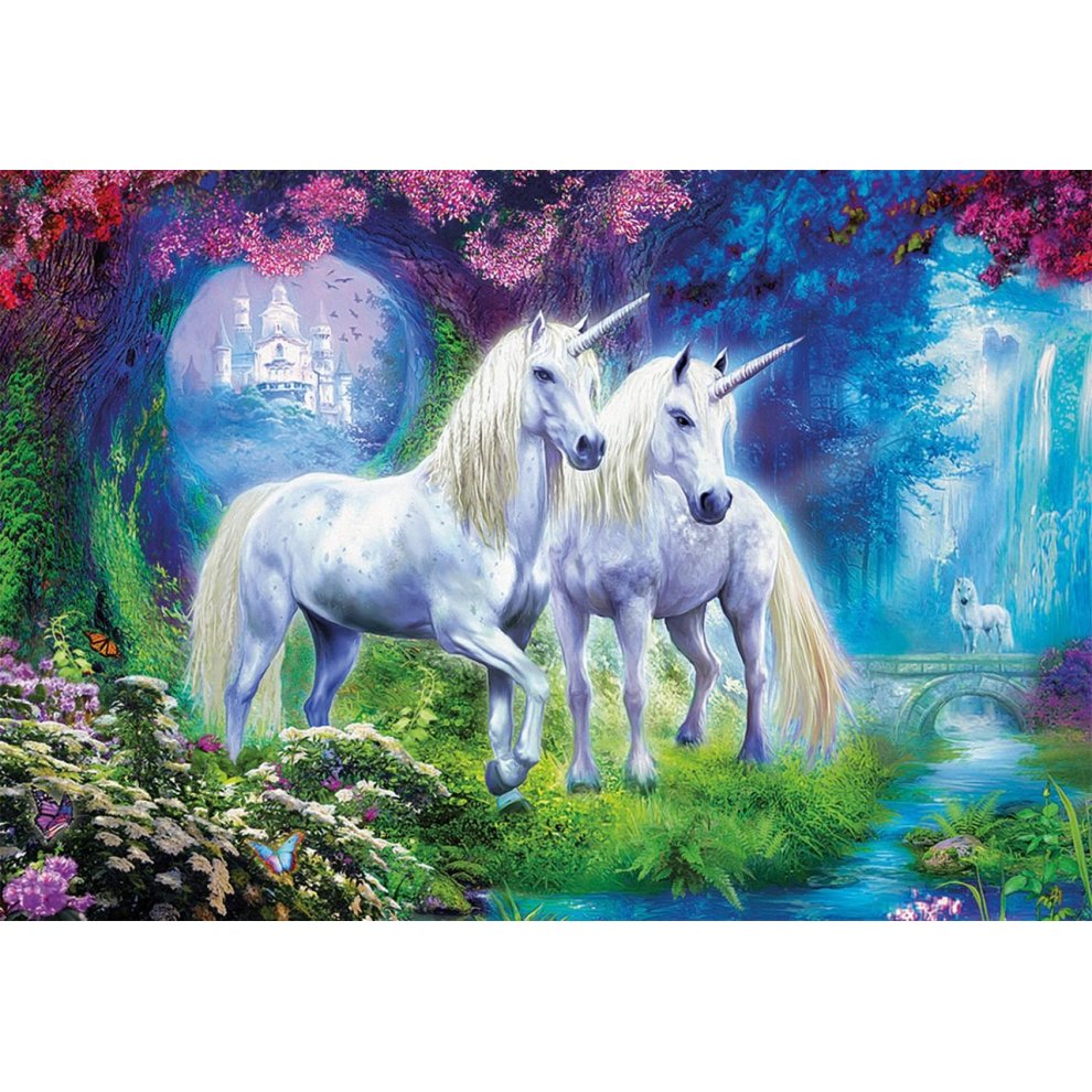 Educa 500 Piece Puzzle- Unicorns in the Forest