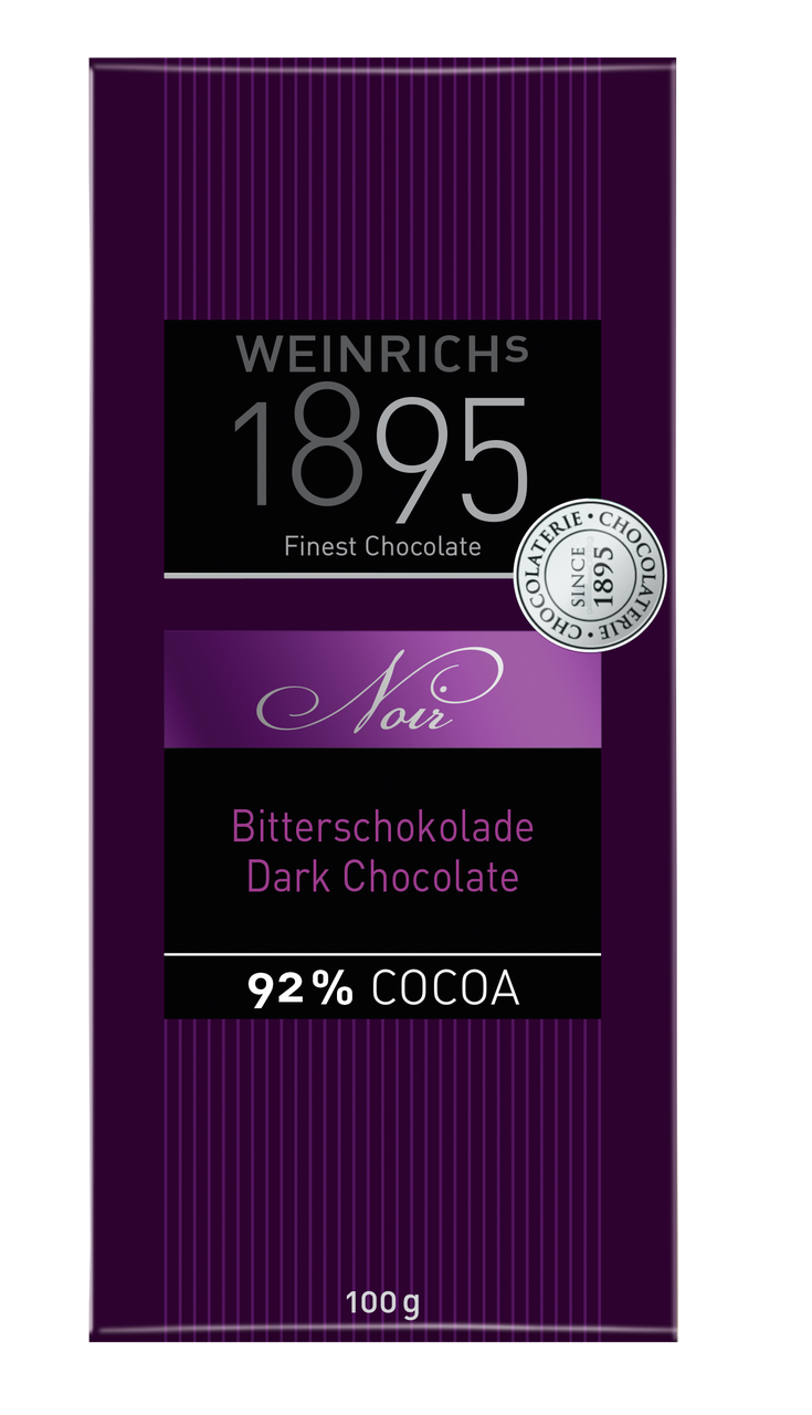 Weinrich 1895 92% Dark Chocolate Bar