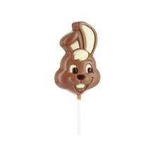 Load image into Gallery viewer, Belfine Chocolate Binky Bunny Lollipops
