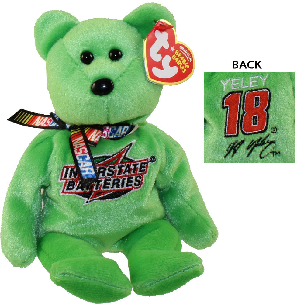 TY Beanie Babies - JJ Yeley the Nascar Bear