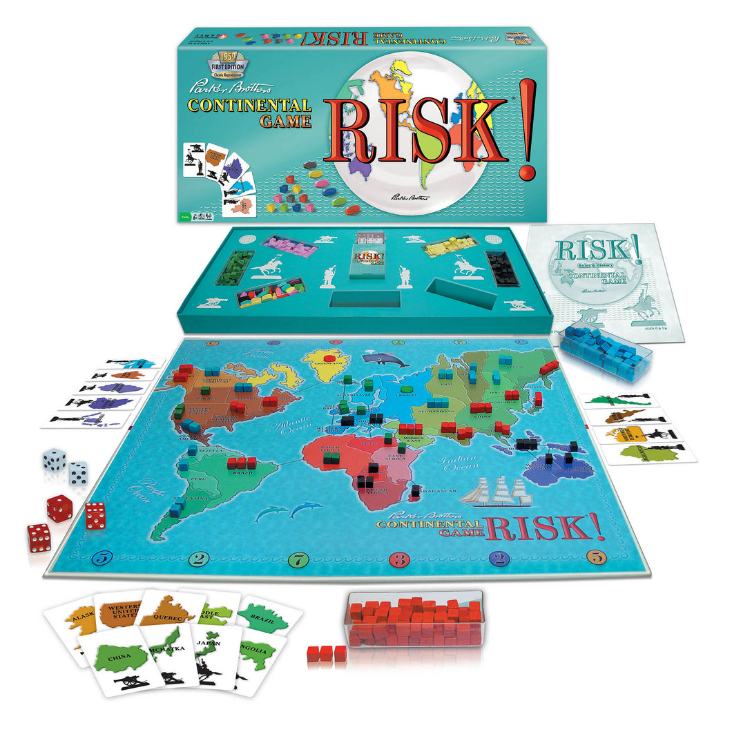 Hasbro Games Risk 1959 First Edition Classic Reproduction