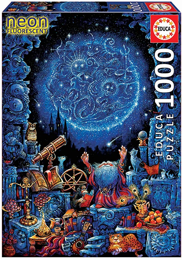 Educa  1000 Piece Puzzle -Neon Astrologer 2