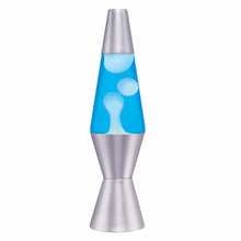 Load image into Gallery viewer, LAVA® LAMP 11.5” - WHITE/BLUE/SILVER

