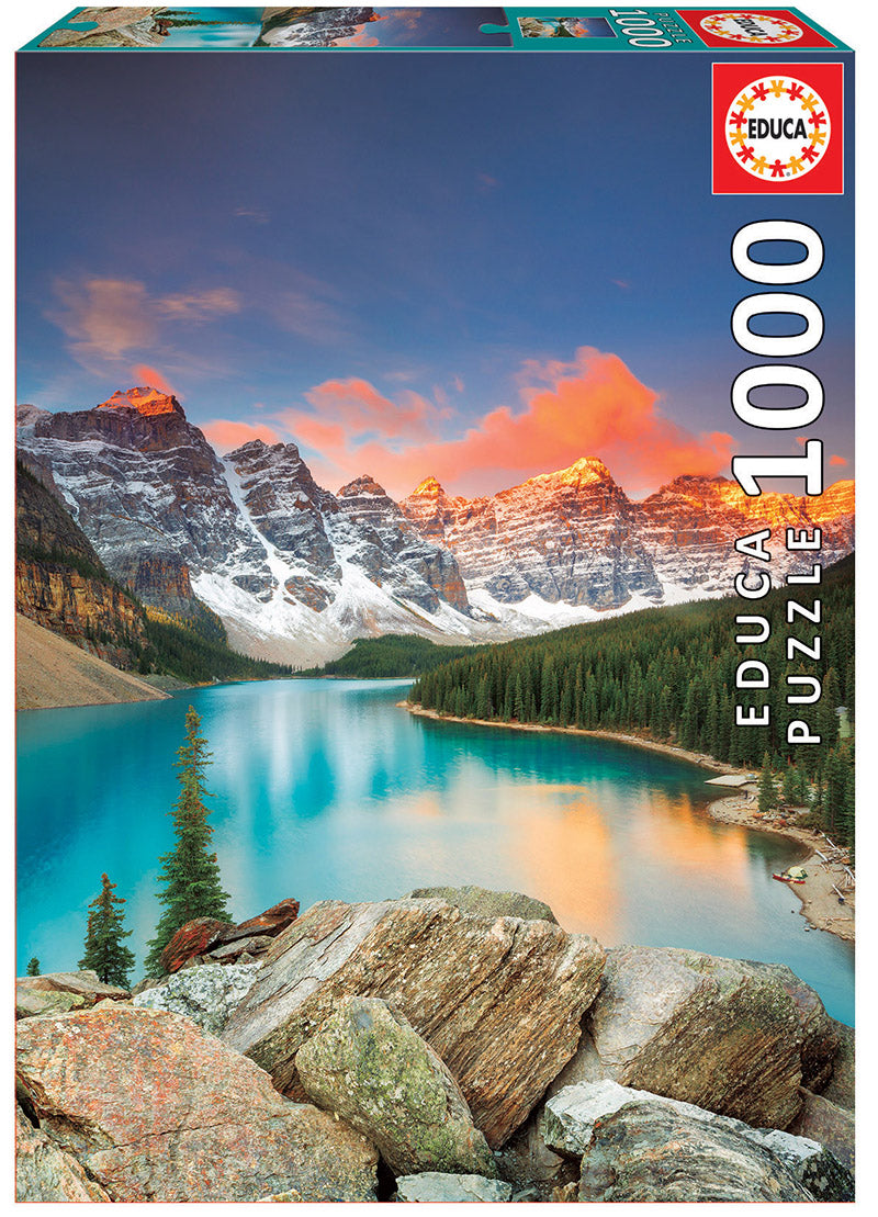 Educa 1000 Piece Puzzle-  MORAINE LAKE, BANFF NATIONAL PARK, CANADA