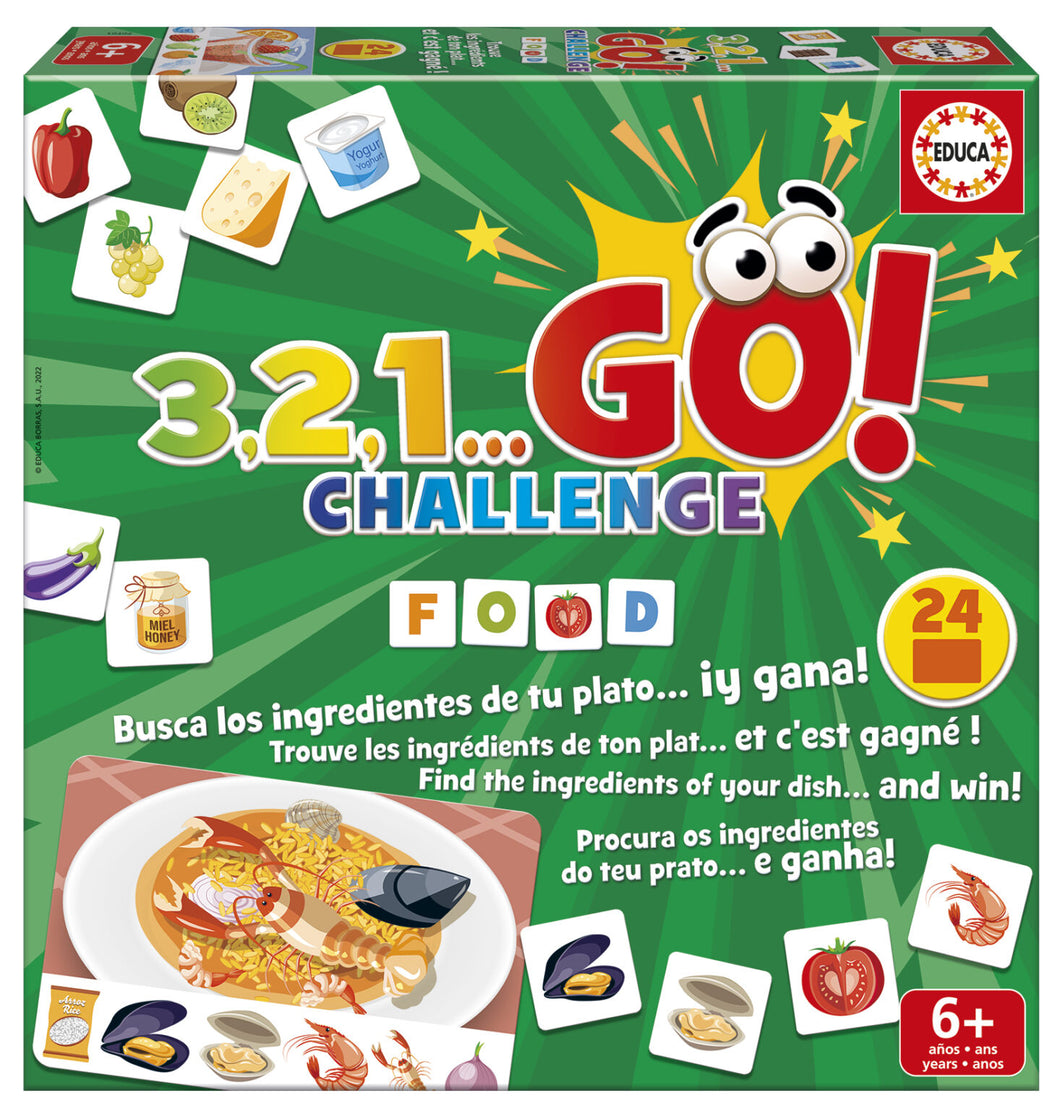 3,2,1…Go! Challenge Food