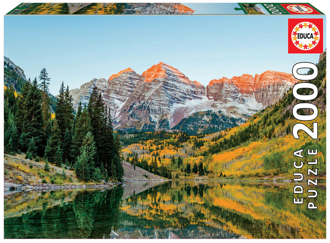 Educa 2000 Piece Puzzle- Maroon Bells,USA