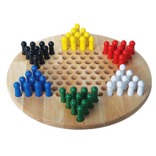 Load image into Gallery viewer, Chinese Checkers with Wood Pegs

