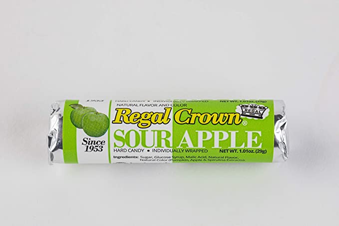 Regal Crown Sour Apple Hard Candy