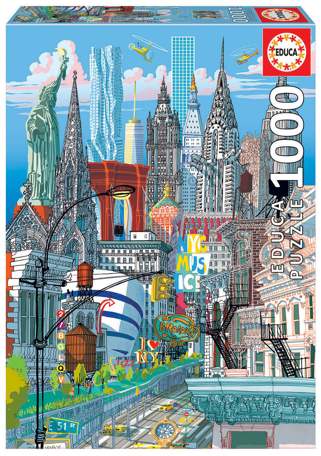 Educa 1000 Piece Puzzle- New York