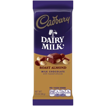 Cadbury Dairy Roast Almond Milk Chocolate Bar