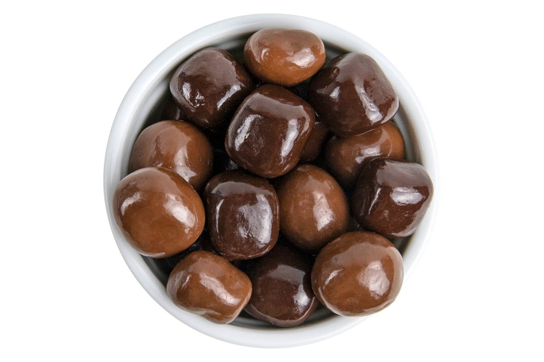 Milk and Dark Chocolate Caramels with Sea Salt